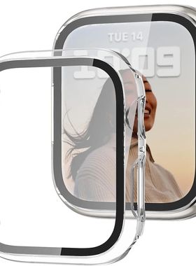 Tempered Glass Screen Protector Case Cover For Apple Watch Series 9 Ultra 8 7 6 5 4 3 2 1 SE 49MM 45