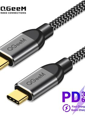 USB 3.1 Type C to USB C Cable Gen2 PD 60W USB-C to USB C Charging Wire Cord Nylon Cable Cord for Sam