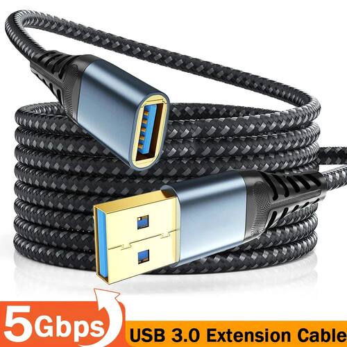 USB3.0 Extension Cable 5Gbps High-speed Transmission Charging Cord USB Extender Data Wire Male To Fe