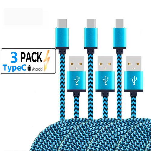USB Type C Cable Date Sync 2.4A Quick Charging For Samsung H