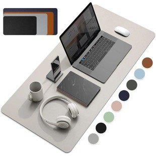 Waterproof PVC Mouse Pad Non-slip Leather Desk Mat Desk Prot