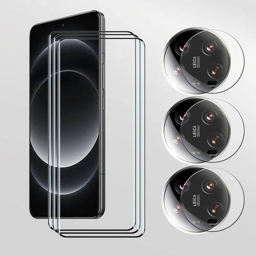 9D Tempered Glass film For 14 Ultra Screen Protector Anti-Scratch Front Film For 14Ultra Soft Camera