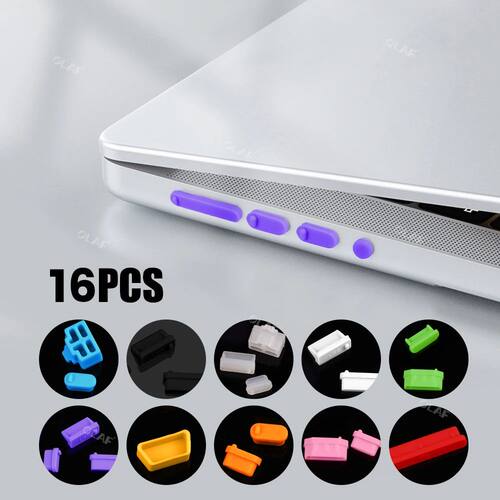 Universal Notebook Usb Silicone Anti Dust Plug16pcs Laptop D