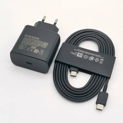 Samsung 45w Charger Super Quick Charge Adapter 1.8M Type C For Galaxy S24 S23 S22 S21 S20 Note 20 Ul