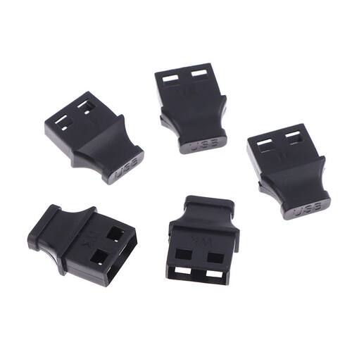 5/10Pcs Type-A USB Port Plug With Handle Anti-dust Cover For