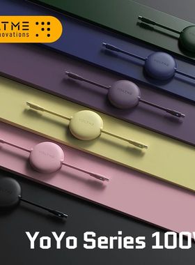 USB C Cable Retractable USB C to USB C PD 100W Quick Charging Cable Retractable Type C Charger Cable