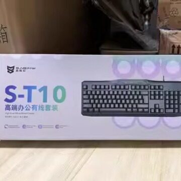 S-t10 Computer Keyboard And Mouse Set Office Desktop Game Ke