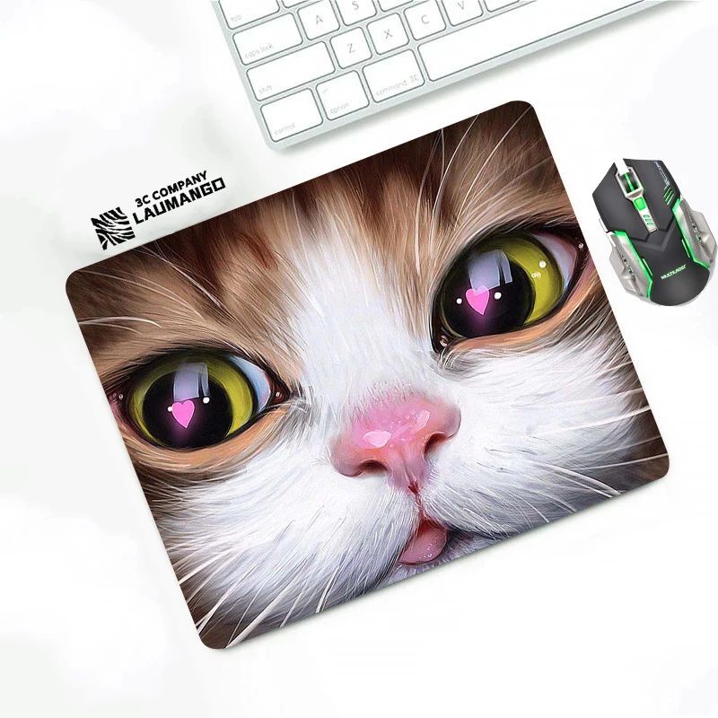 Cute Cat Pad Mouse Mats Laptop Gamer GirlPc Gaming Computer