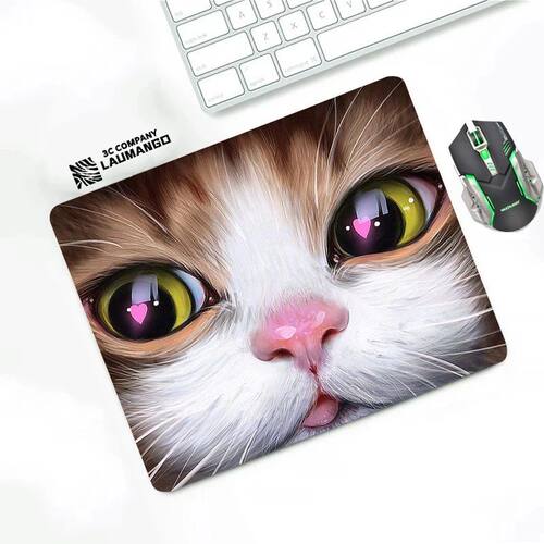 Cute Cat Pad Mouse Mats Laptop Gamer GirlPc Gaming Computer