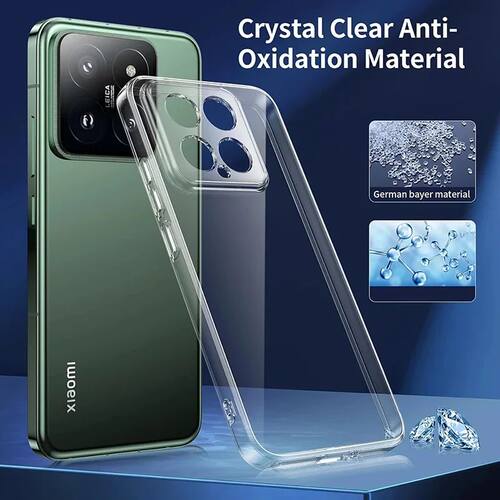 Transparent Silicone Soft TPU Case For 14 14T Pro Ultra Shoc