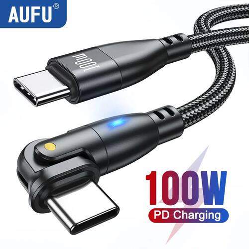 100W USB C to Type C Cable USBC PD Quick Charging Wire Cord for MacBook Pro POCO Huawei iPad Samsung