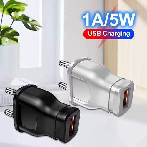 5V 1A USB Charger Port Power Supply Charger EU US Plug Wall Chargers Small Power Adapter For IPhone