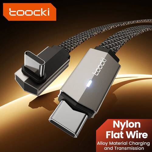 90 Degree Elbow Dual Type C to Lighting Data Cable 60W Rapid Flash Charging PD USB C Quick Charge Co