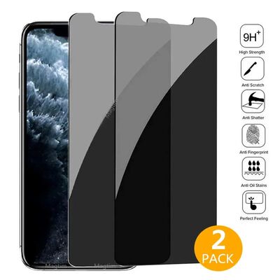1-2Pcs Private Tempered Glass for iPhone 14 13 12 11 16 Pro Max XS XR SE Anti-Spy Screen Protectors