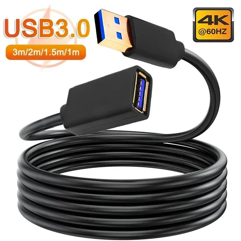 USB3.0 Extension Cable for Smart TV PS4 Xbox 3m 2m Extender