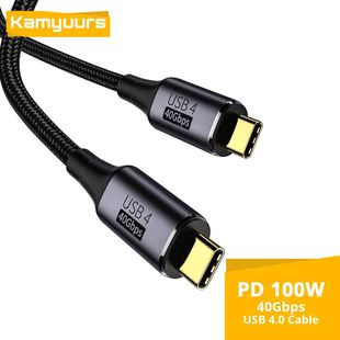 USB4.0 Thunderbolt 3 4 USB C to Type C Cable 40Gbps 8K@60Hz