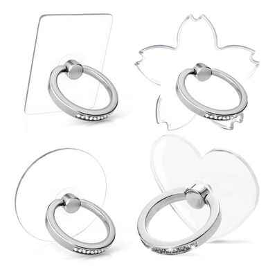 Universal Transparent Finger Ring Mobile Phone Smartphone St