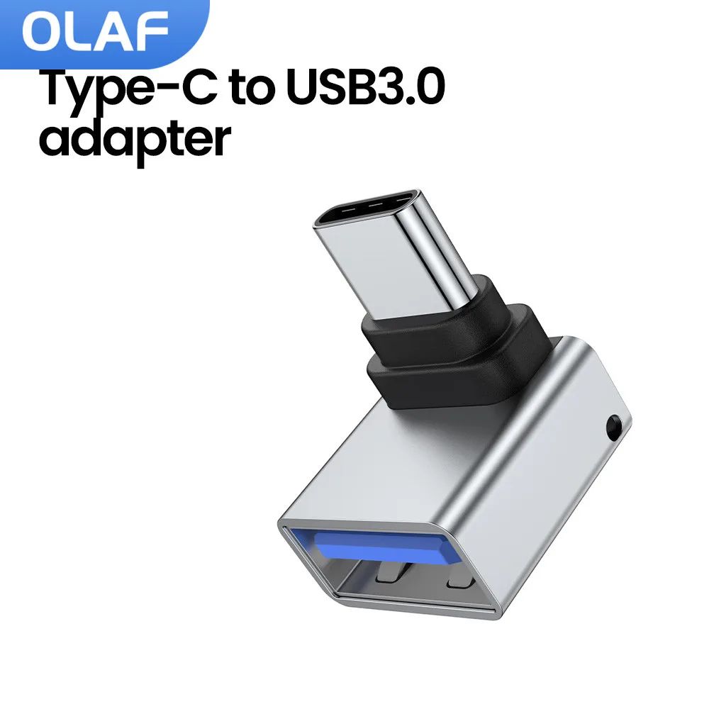 90° Angle Type C To USB 3.0 Adapter USB Female To Type c Ma