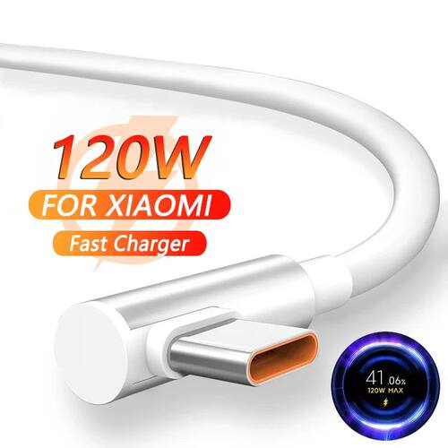 120W Original USB Turbo Quick Charging Cable For mi 15 14 13 12 11 6A 67W Type C Cable Redmi Note 10