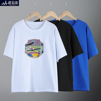 胖男童宽松纯棉短袖大码夏季薄款