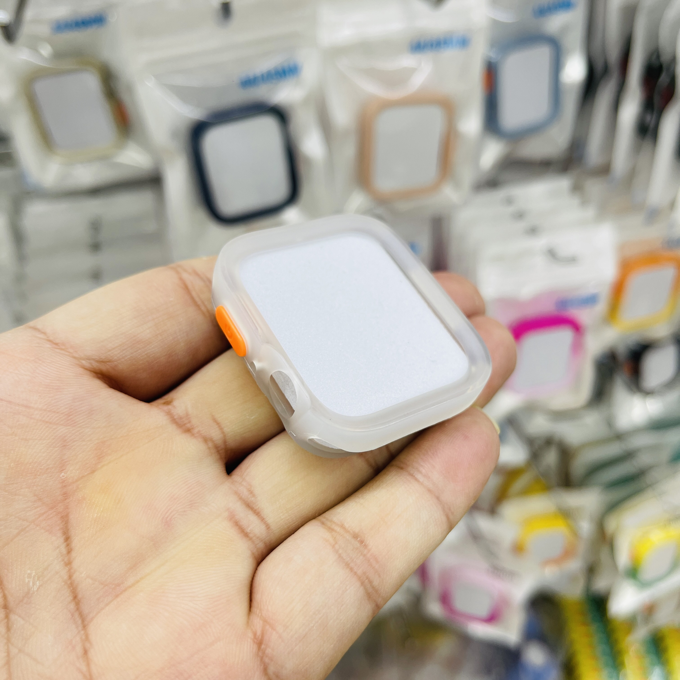 适用s10苹果手表保护壳iwatch9彩色渐变7软壳applewatch8保护套se