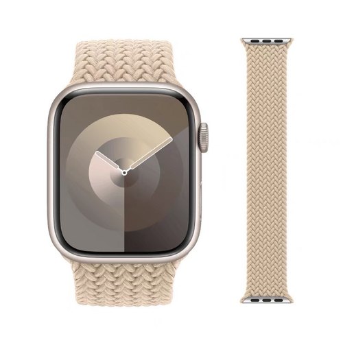 金属头编织表带适用iwatch10表带applewatch9苹果ultra单圈彩虹s9