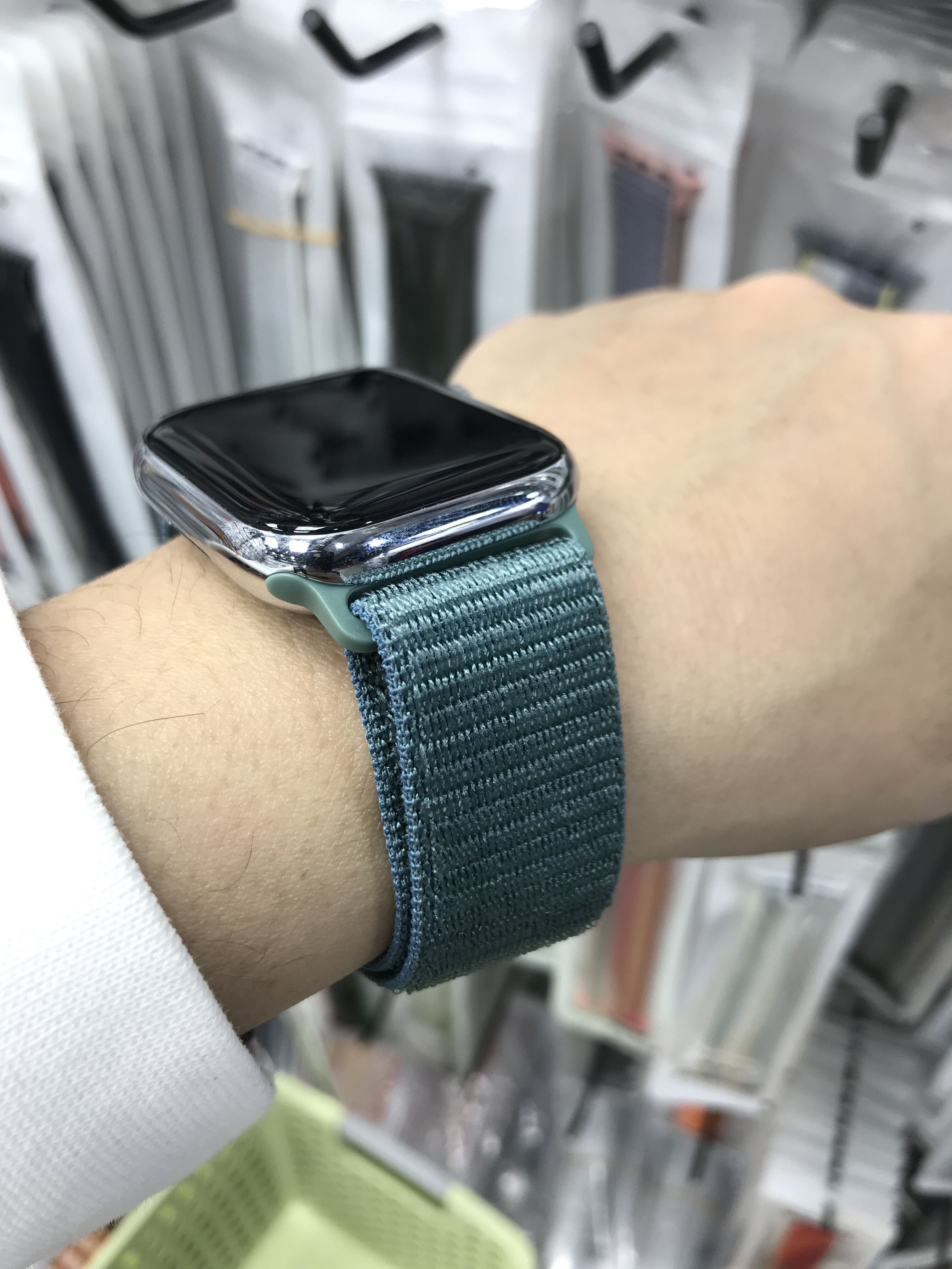 适用iwatch7华强北s3s4s5s6s7s8s9 ultra尼龙回环38mm~49mm手表带