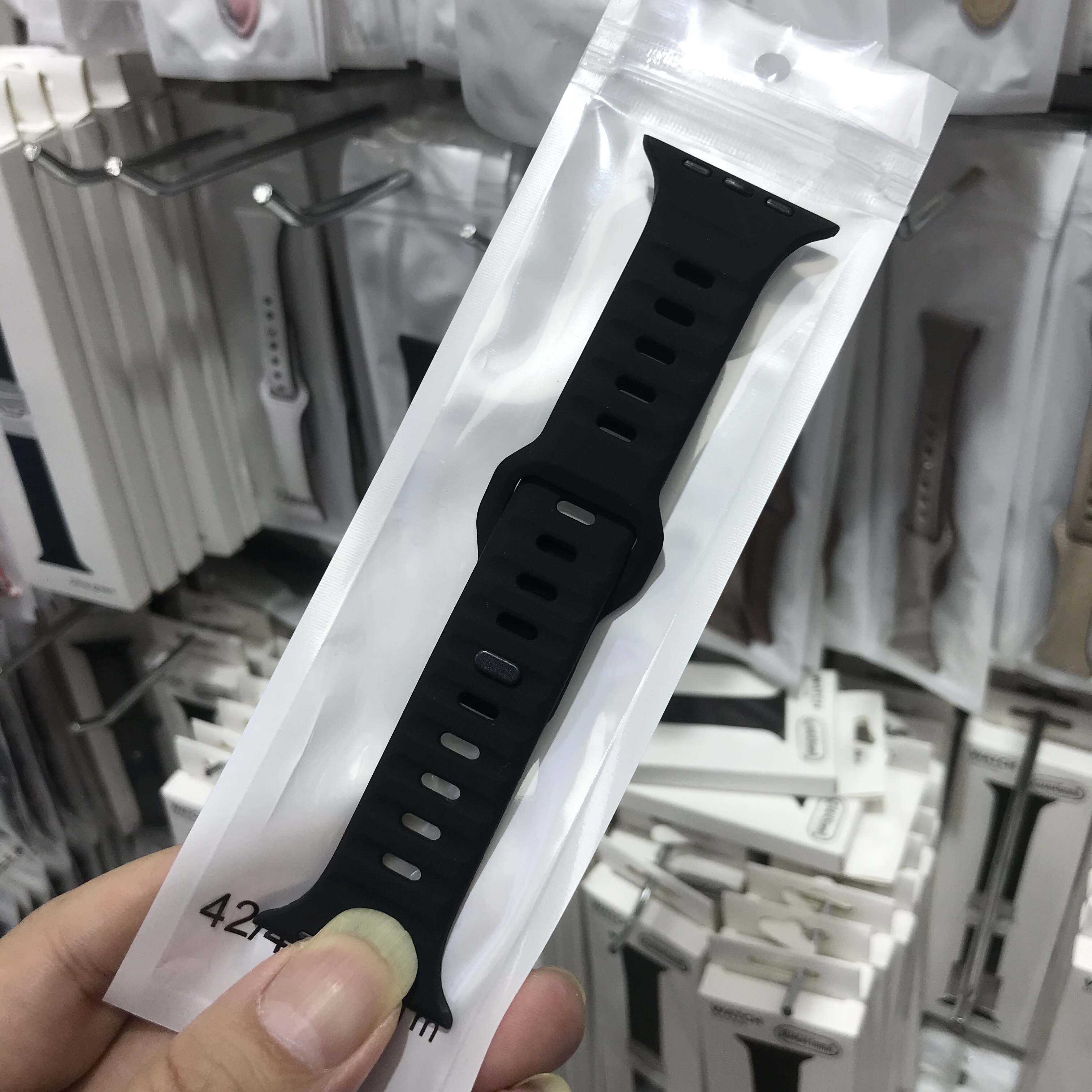 SUITABLE FOR HUAQIANG NORTH APPLE APPLE IWATCH8ULTRA SPORTS SILICONE STRAP IWATCH76543SE WRISTBAND