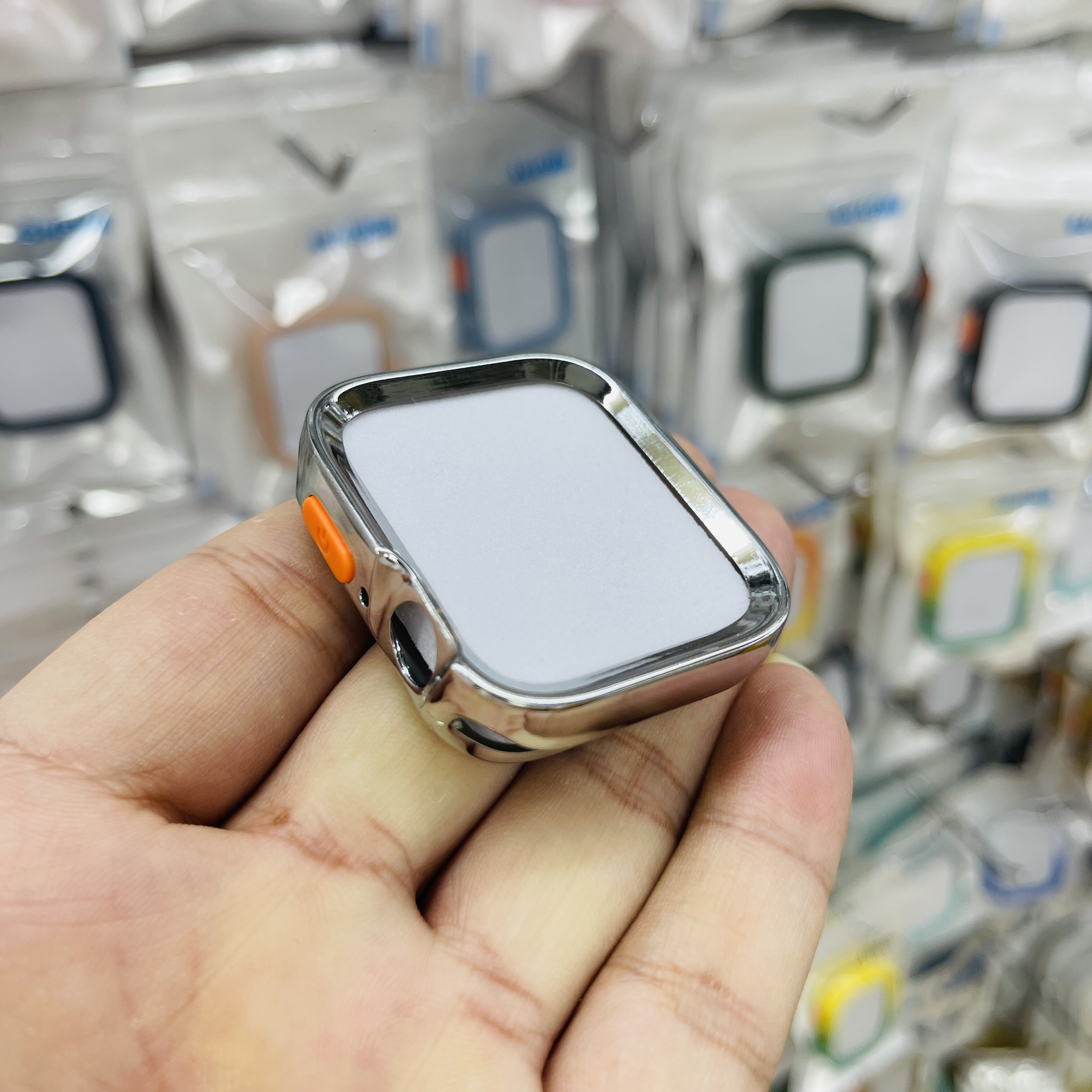 适用苹果iwatch9手表保护壳s10彩色渐变7软壳applewatch8保护套se