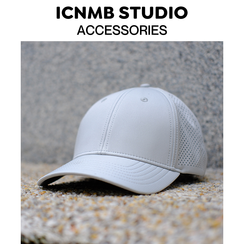 ICNMB棒球帽出游打孔透气夏季