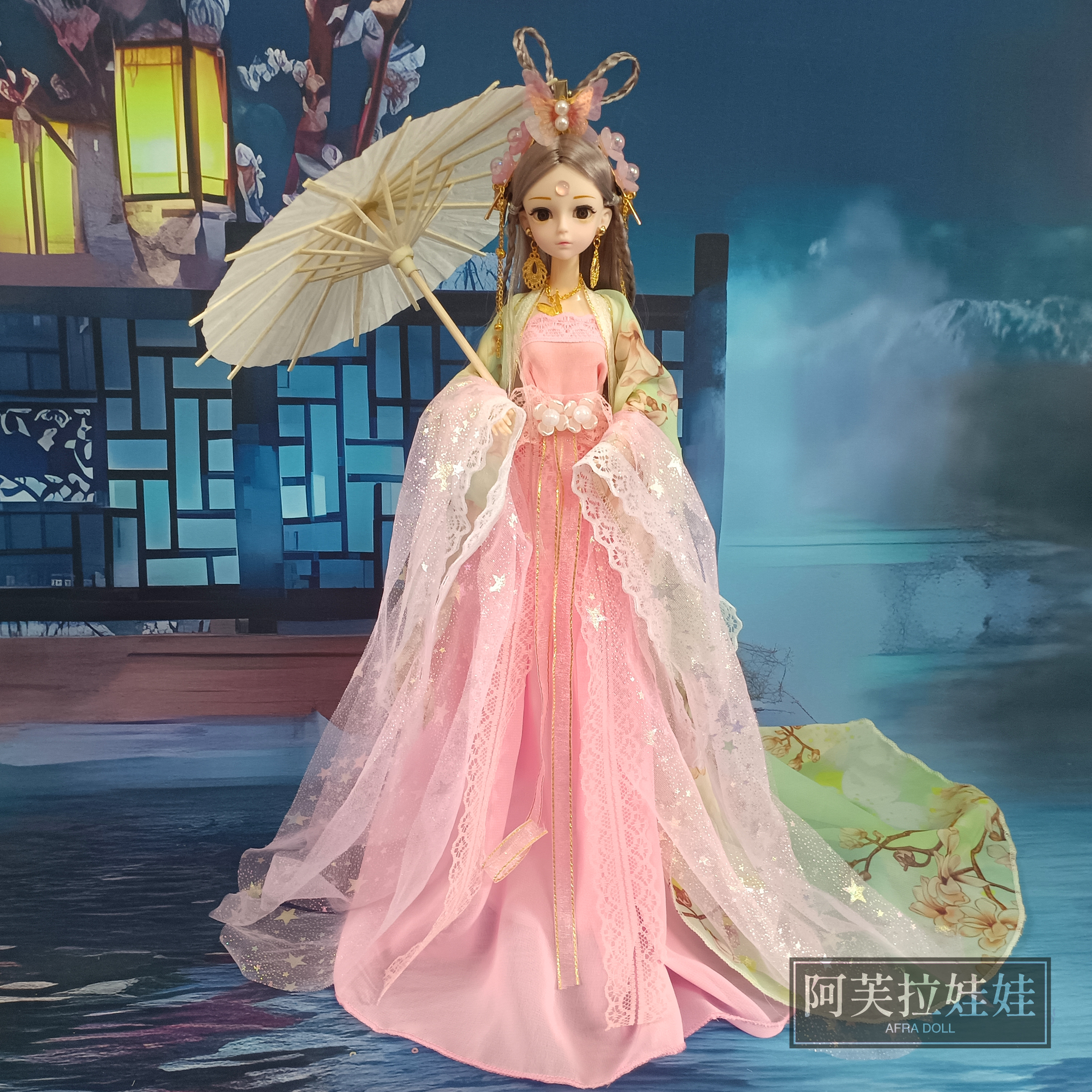 夢幻古風仙女娃娃可換裝配禮盒