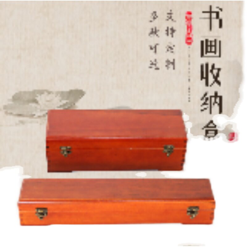 공장 직접 판매 장뇌 나무 서예 및 그림 상자 서예 및 그림 수집 상자 저장 상자 스크롤 포장 상자 그림 스크롤 선물 상자 브로케이드 상자