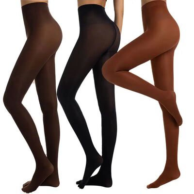 40D Coffee Brown S M L XL Yoga Practice Pantyhose Women Thic