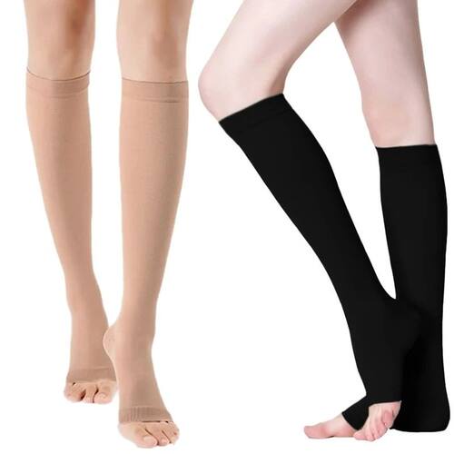 1 Pair Unisex Calf Compression Stockings Prevent Varicose Ve