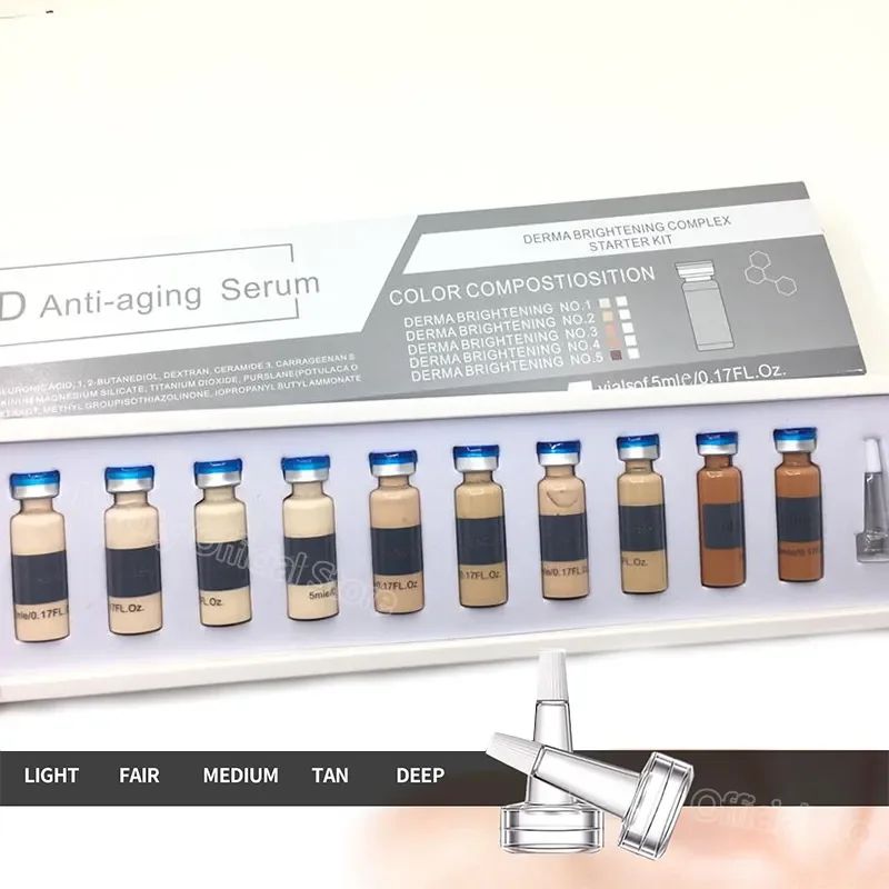 Koran 5ml Facial Glow BB Cream Starter Kit Niacinamide Brigh