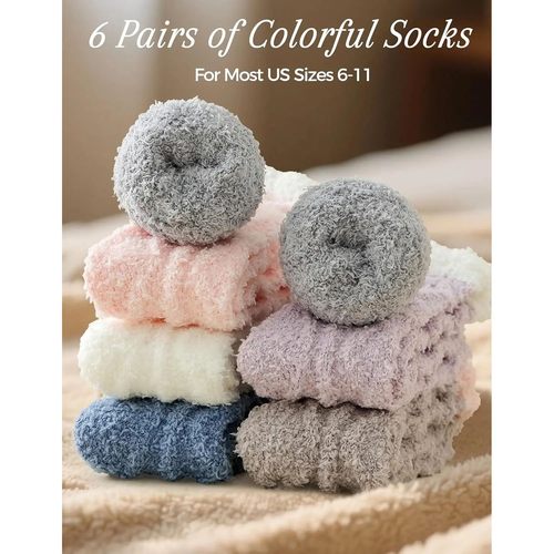 Winter Socks Home Apparel Warm Cozy Gifts for Women Fuzzy So