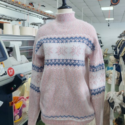 Thick Knitted Bottoming Shirt Women Wear Top Pullover Half H