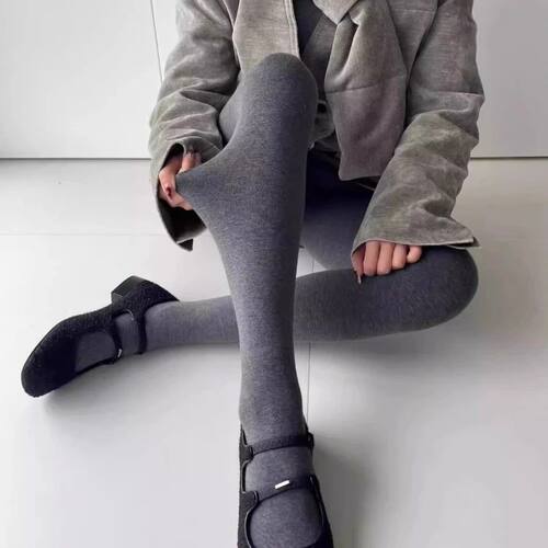 Autumn Gray Pressure Tights Women's Pantyhose Elastic High W