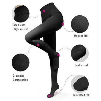 Medical Compression Pantyhose 20-30 MmHg Support Stockings f