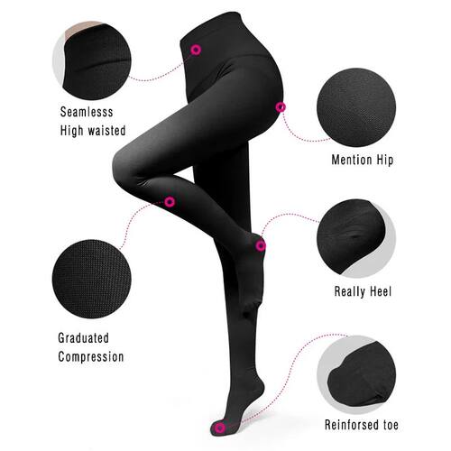 Medical Compression Pantyhose 20-30 MmHg Support Stockings f
