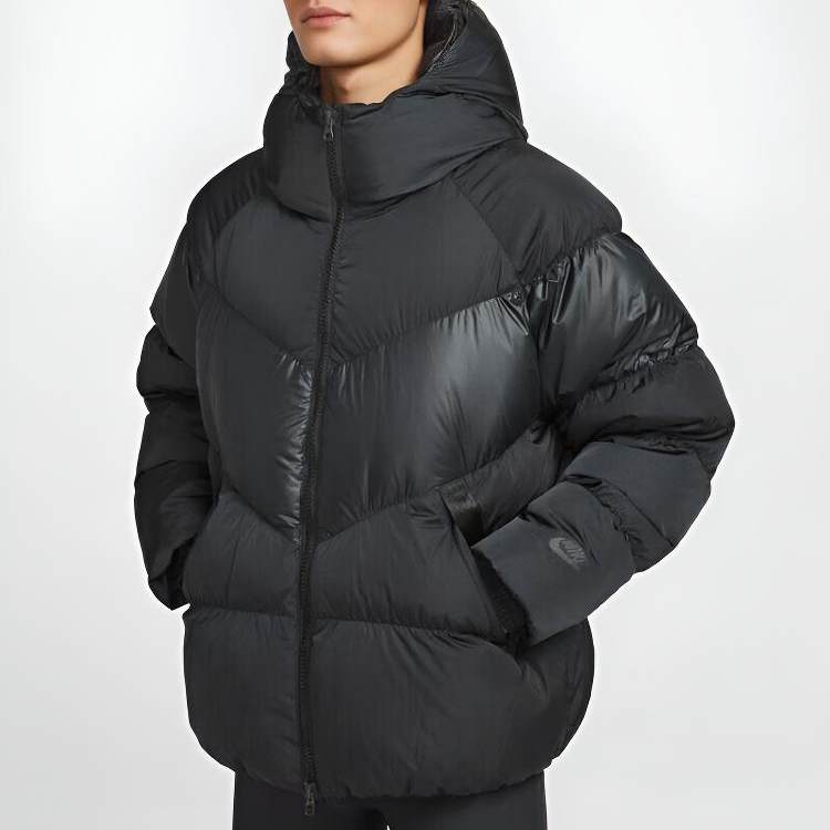 NIKE耐克男子冬季连帽短款运动休闲夹克保暖羽绒服 IB2961-010