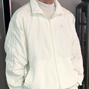 ADIDAS阿迪达斯秋季新款中性男女同款运动休闲立领外套JI6648