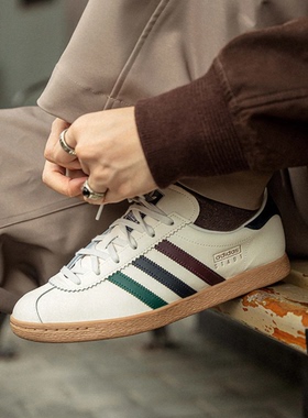 阿迪达斯三叶草男女鞋STADT经典T字头休闲板鞋德训鞋 JR8312 9565