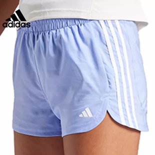 Adidas阿迪达斯女子经典短裤速干宽松透气运动训练五分裤 IX1072