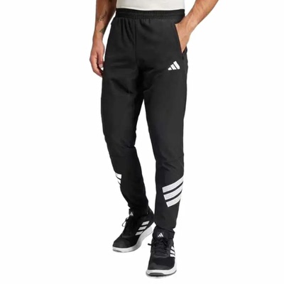 Adidas阿迪达斯春季新款男士裤子梭织训练休闲运动束脚长裤JC5230