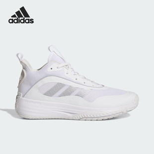 ADIDAS阿迪达斯OWNTHEGAME男士 JR6671 实战中帮耐磨缓震篮球鞋