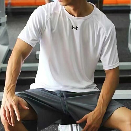 UA安德玛速干t恤短袖男士运动透气快干跑步训练健身衣 21500513
