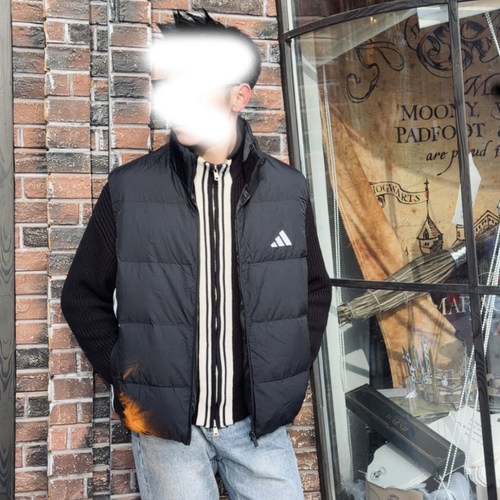 Adidas阿迪达斯冬季男子立领保暖运动休闲羽绒马甲 KH3991 3995