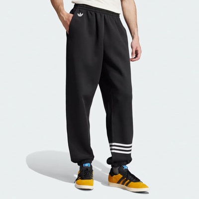 阿迪达斯三叶草男士裤子春季新款运动休闲针织束脚长裤 JC9903