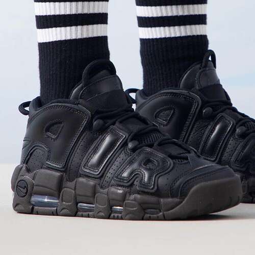 Nike耐克Air More Uptempo女子皮蓬棕色中帮复古篮球鞋DV1137-001
